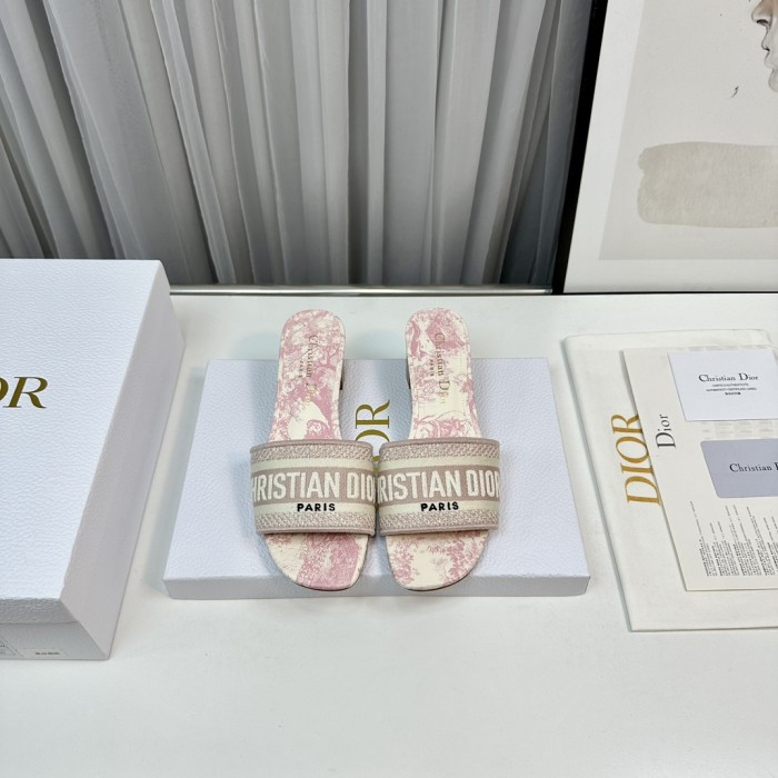 Dior High Heels Slippers Sandals Summer Women's Shoes #nigo29156
