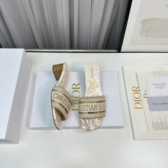 Dior High Heels Slippers Sandals Summer Women's Shoes #nigo29156
