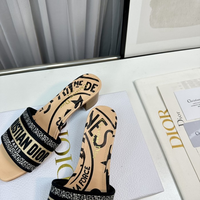 Dior High Heels Slippers Sandals Summer Women's Shoes #nigo29156