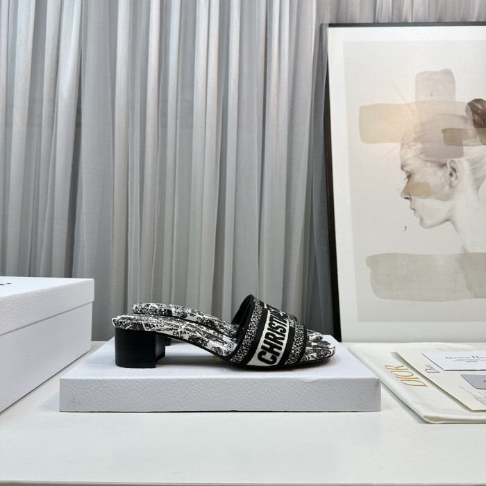 Dior High Heels Slippers Sandals Summer Women's Shoes #nigo29156
