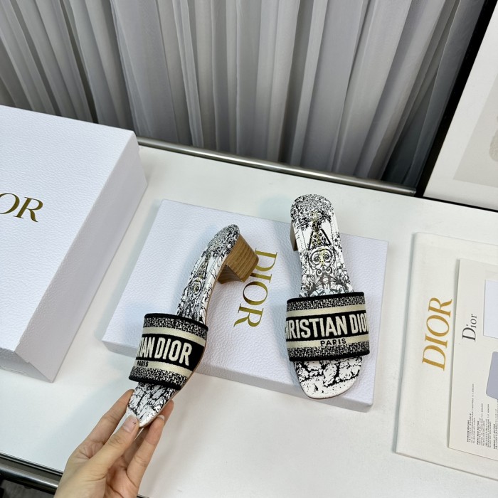 Dior High Heels Slippers Sandals Summer Women's Shoes #nigo29156