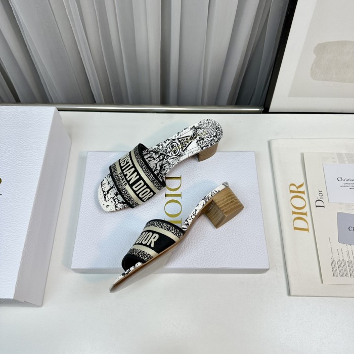 Dior High Heels Slippers Sandals Summer Women's Shoes #nigo29156