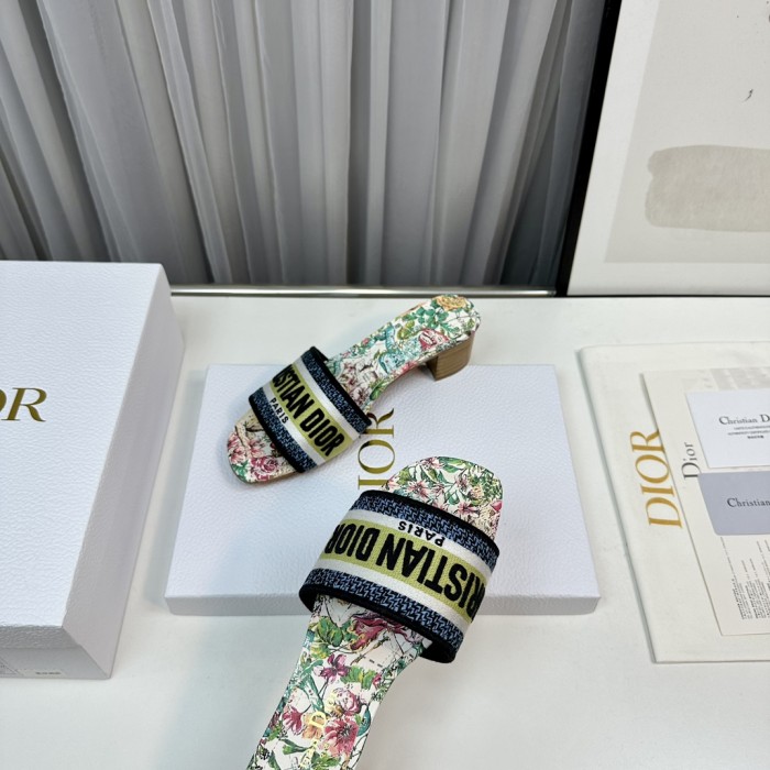Dior High Heels Slippers Sandals Summer Women's Shoes #nigo29156