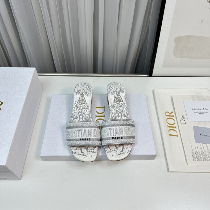 Dior High Heels Slippers Sandals Summer Women's Shoes #nigo29156
