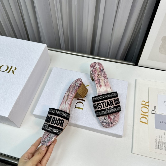 Dior High Heels Slippers Sandals Summer Women's Shoes #nigo29156