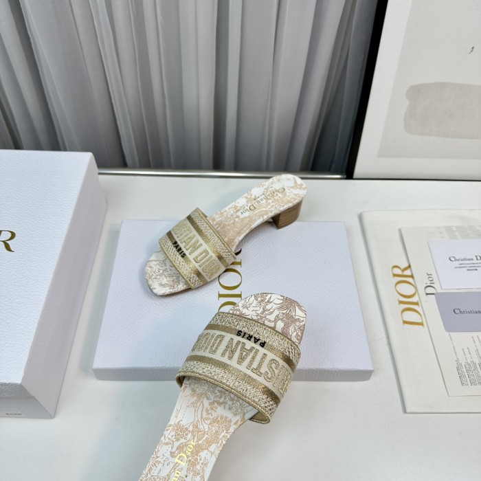 Dior High Heels Slippers Sandals Summer Women's Shoes #nigo29156