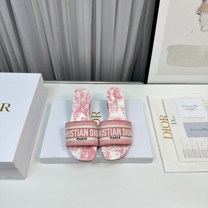 Dior High Heels Slippers Sandals Summer Women's Shoes #nigo29156