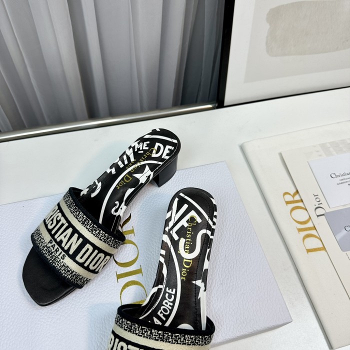 Dior High Heels Slippers Sandals Summer Women's Shoes #nigo29156