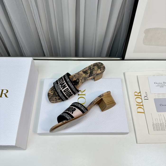 Dior High Heels Slippers Sandals Summer Women's Shoes #nigo29156