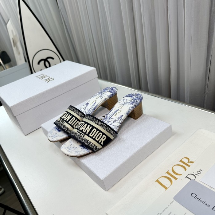 Dior High Heels Slippers Sandals Summer Women's Shoes #nigo29156