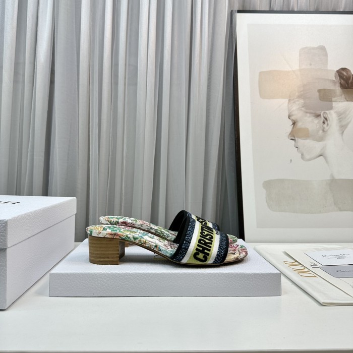 Dior High Heels Slippers Sandals Summer Women's Shoes #nigo29156