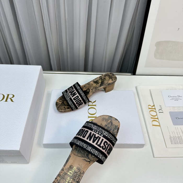 Dior High Heels Slippers Sandals Summer Women's Shoes #nigo29156