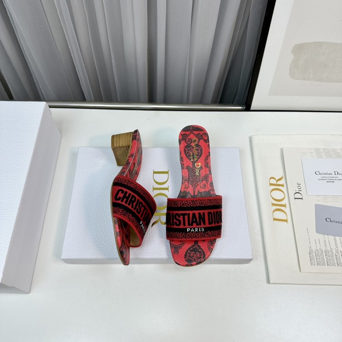 Dior High Heels Slippers Sandals Summer Women's Shoes #nigo29156