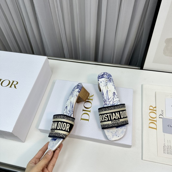 Dior High Heels Slippers Sandals Summer Women's Shoes #nigo29156