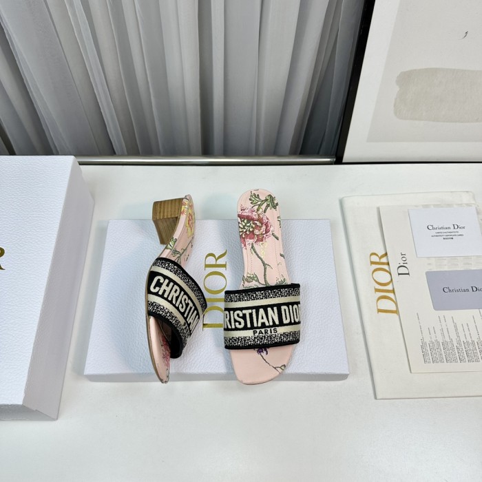 Dior High Heels Slippers Sandals Summer Women's Shoes #nigo29156