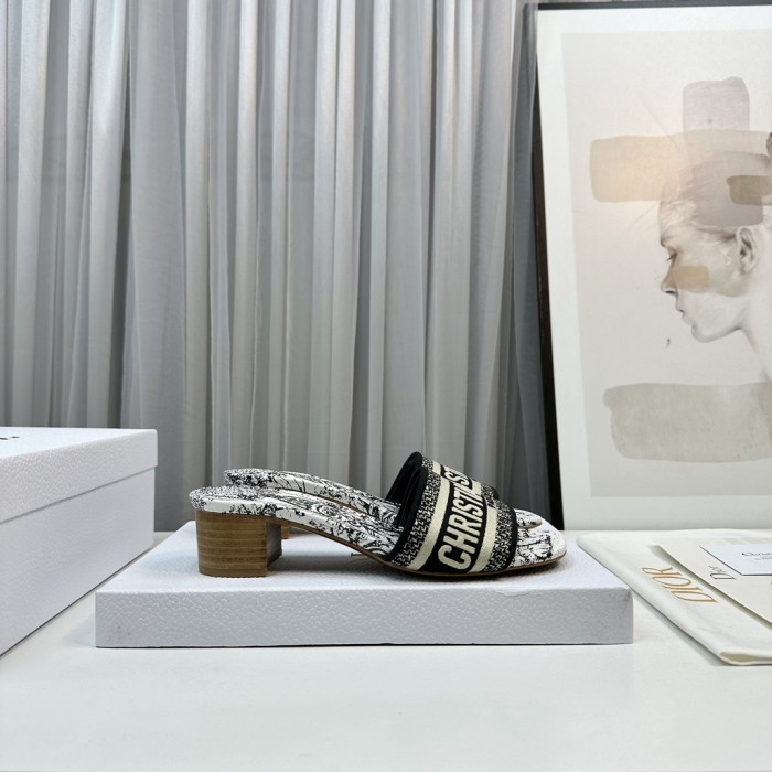 Dior High Heels Slippers Sandals Summer Women's Shoes #nigo29156