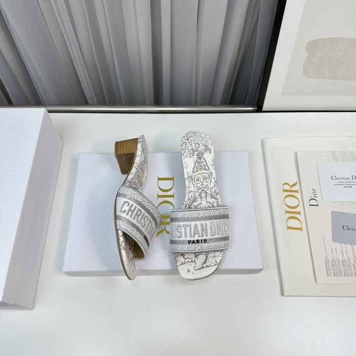 Dior High Heels Slippers Sandals Summer Women's Shoes #nigo29156