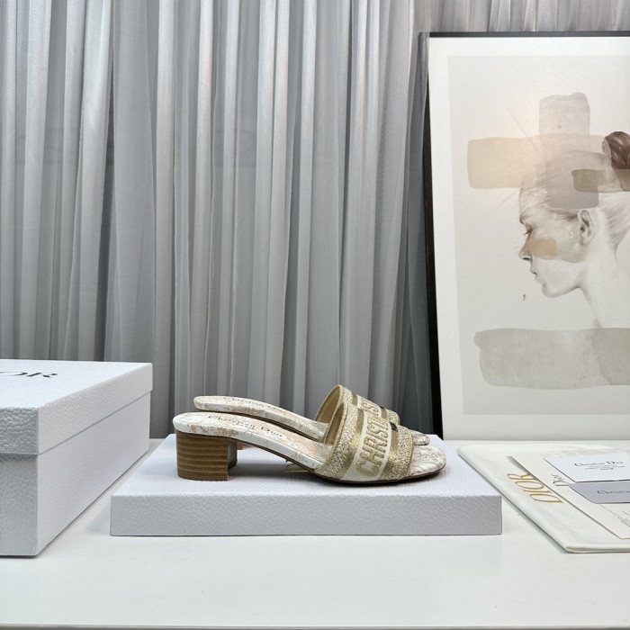 Dior High Heels Slippers Sandals Summer Women's Shoes #nigo29156