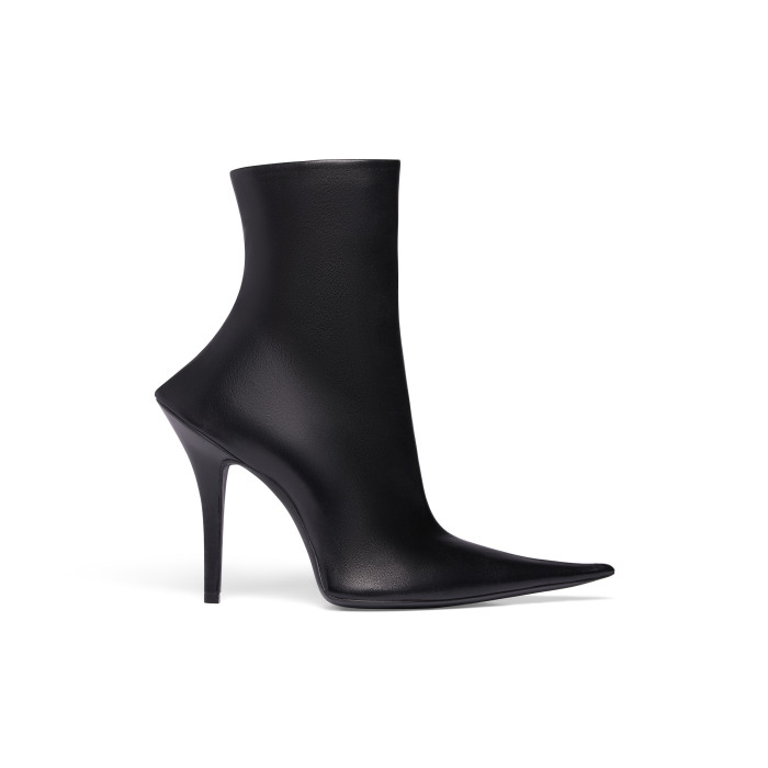 Balenciaga NGO Pointed Toe Zipper High Heels #nigo21482