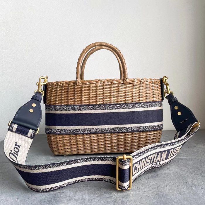 DIOR Woven vegetable basket handbag bag #nigo838