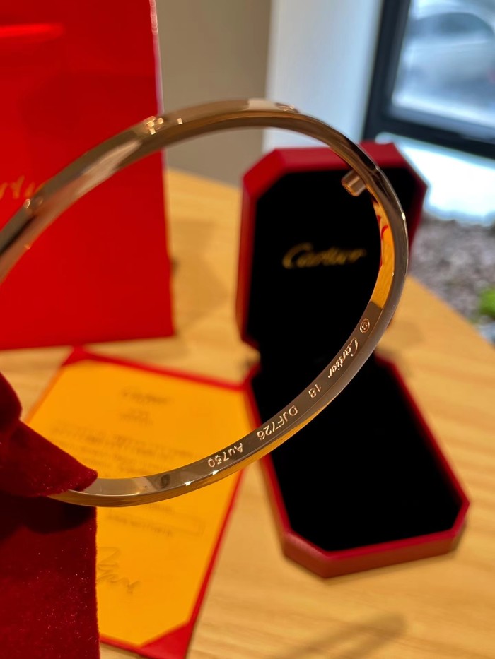 Cartier Encircling Screw Logo Bracelet Plated 18K Gold Accessories Jewelry #nigo82316