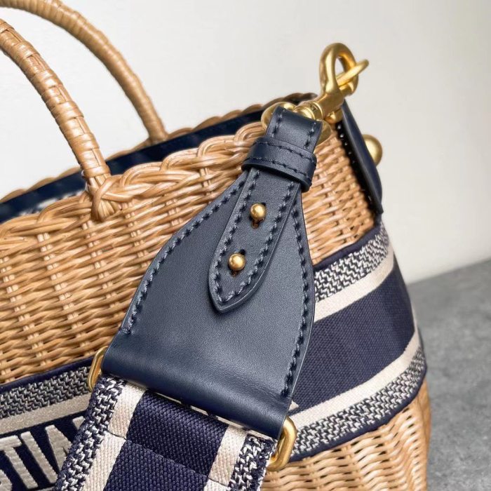 DIOR Woven vegetable basket handbag bag #nigo838