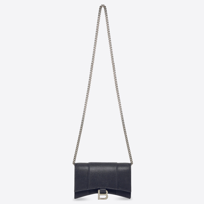 Balenciaga Hourglass Shiny Chain Wallet Crossbody Bag Bags #nigo53212