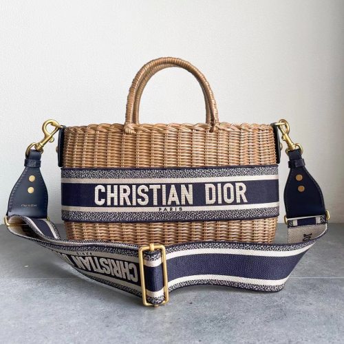 DIOR Woven vegetable basket handbag bag #nigo838