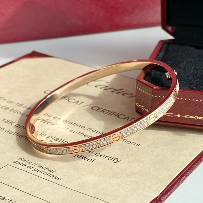 Cartier Encircling Screw Logo Bracelet Plated 18K Gold Accessories Jewelry #nigo82316