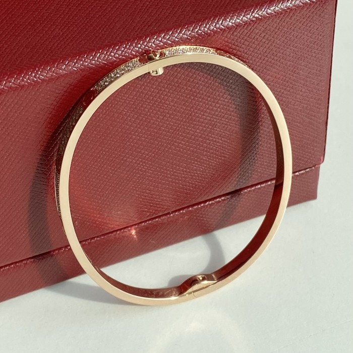 Cartier Encircling Screw Logo Bracelet Plated 18K Gold Accessories Jewelry #nigo82316