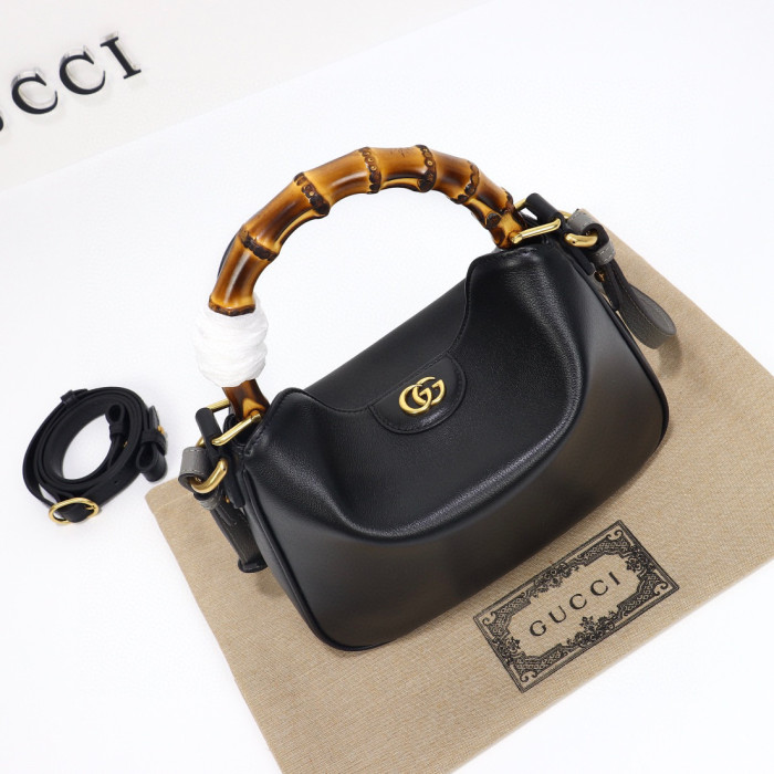 Gucci NIGO Black Leather Carrying Bag #nigo21539