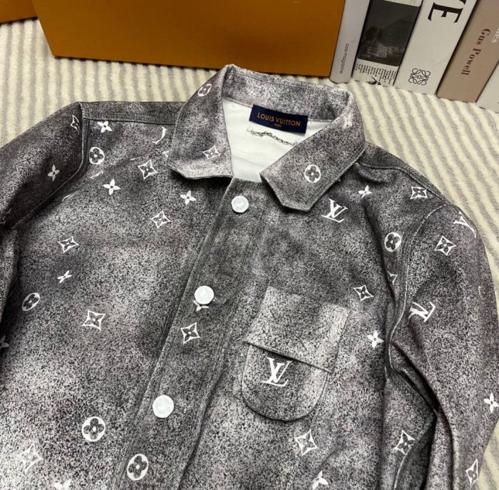 Louis Vuitton Starry Gradient Denim Jacket #nigo6434