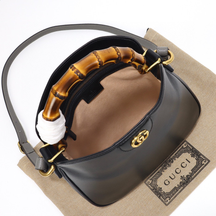 Gucci NIGO Black Leather Carrying Bag #nigo21539