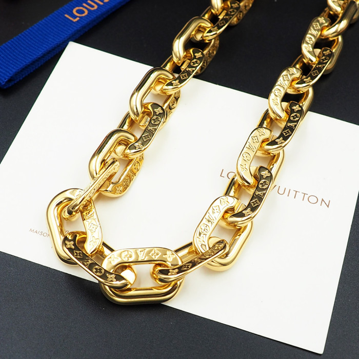 Louis Vuitton NIGO Lobster Buckle Exquisite Thick Chain Necklace #nigo82798