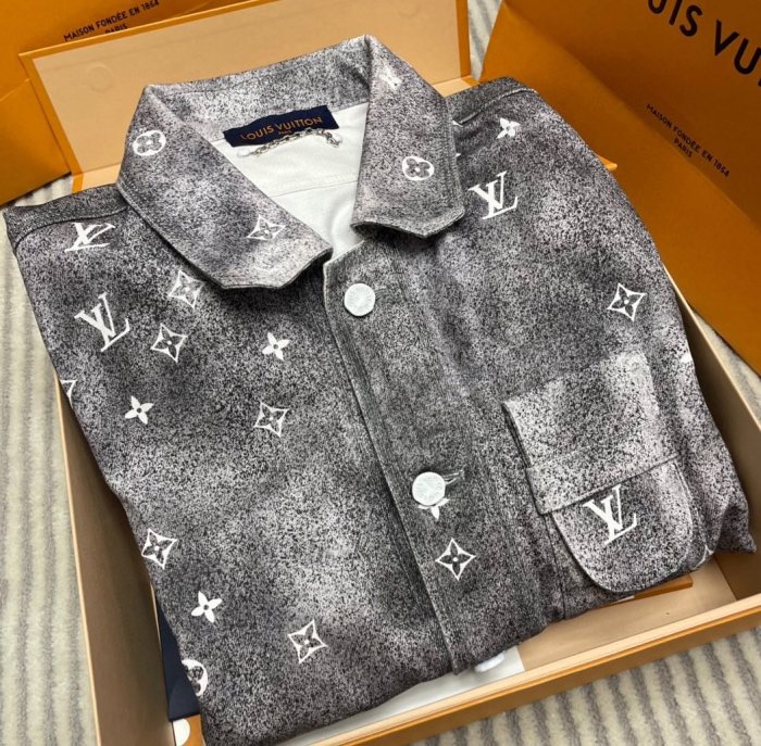 Louis Vuitton Starry Gradient Denim Jacket #nigo6434