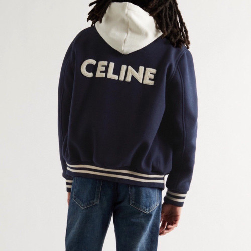 Celine NIGO Navy Striped Baseball Jacket Jacket #nigo21549