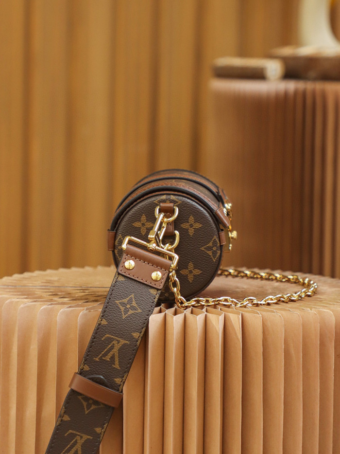 Louis Vuitton NIGO Leather Printed Chain Bucket Bag #nigo21556