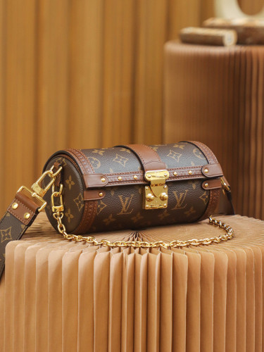 Louis Vuitton NIGO Leather Printed Chain Bucket Bag #nigo21556