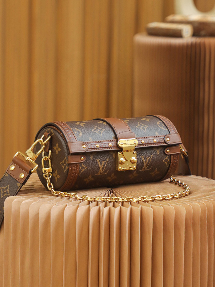 Louis Vuitton NIGO Leather Printed Chain Bucket Bag #nigo21556