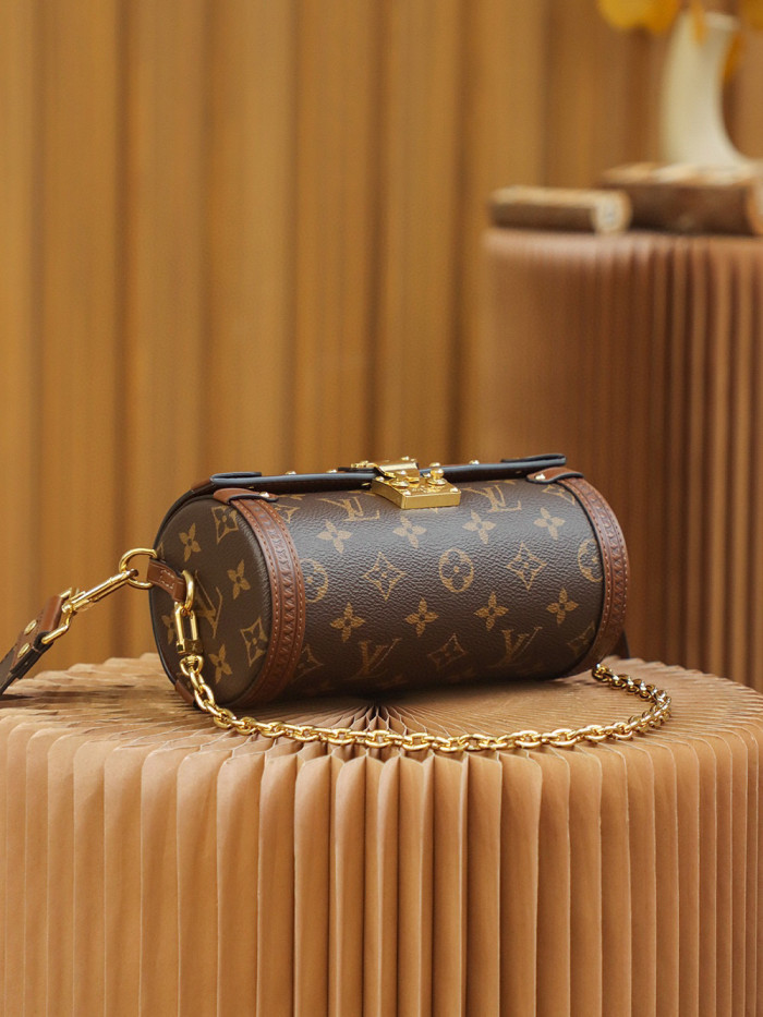 Louis Vuitton NIGO Leather Printed Chain Bucket Bag #nigo21556