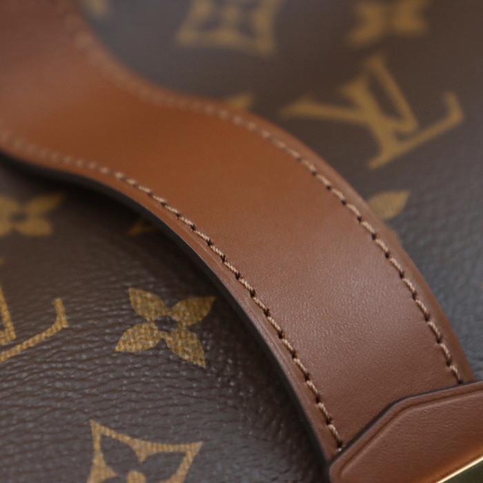 Louis Vuitton NIGO Leather Printed Chain Bucket Bag #nigo21556