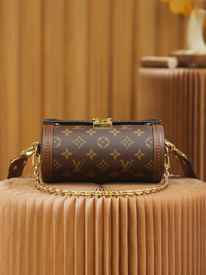 Louis Vuitton NIGO Leather Printed Chain Bucket Bag #nigo21556