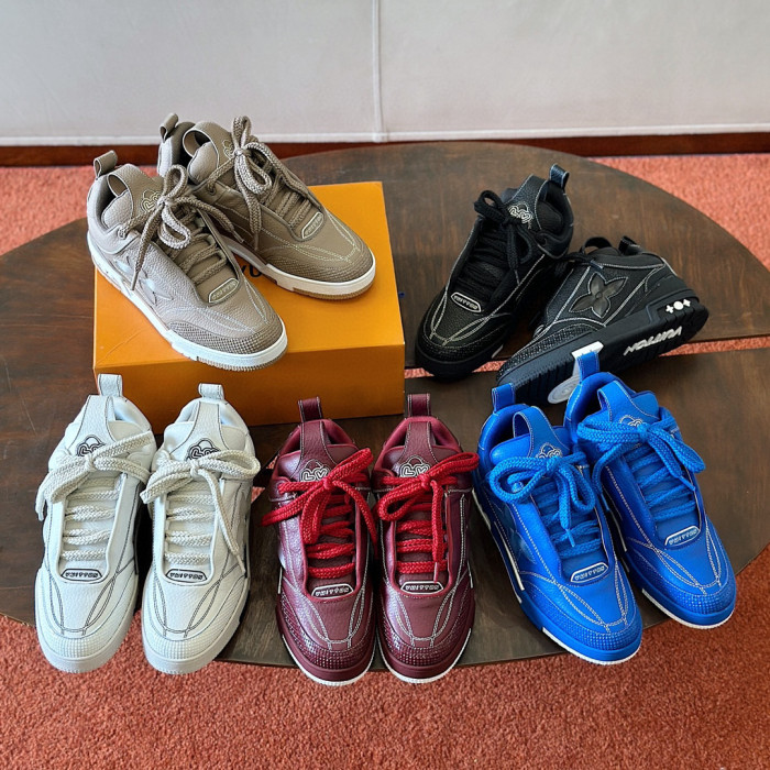 Louis Vuitton NIGO Casual Low Top Lace Up Sneakers Shoes #nigo95151
