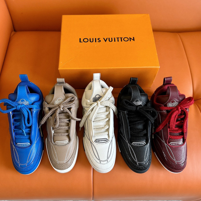 Louis Vuitton NIGO Casual Low Top Lace Up Sneakers Shoes #nigo95151