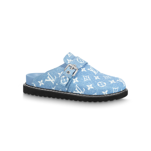 Louis Vuitton NIGO Leather Printed Half Slippers Shoes #nigo21595