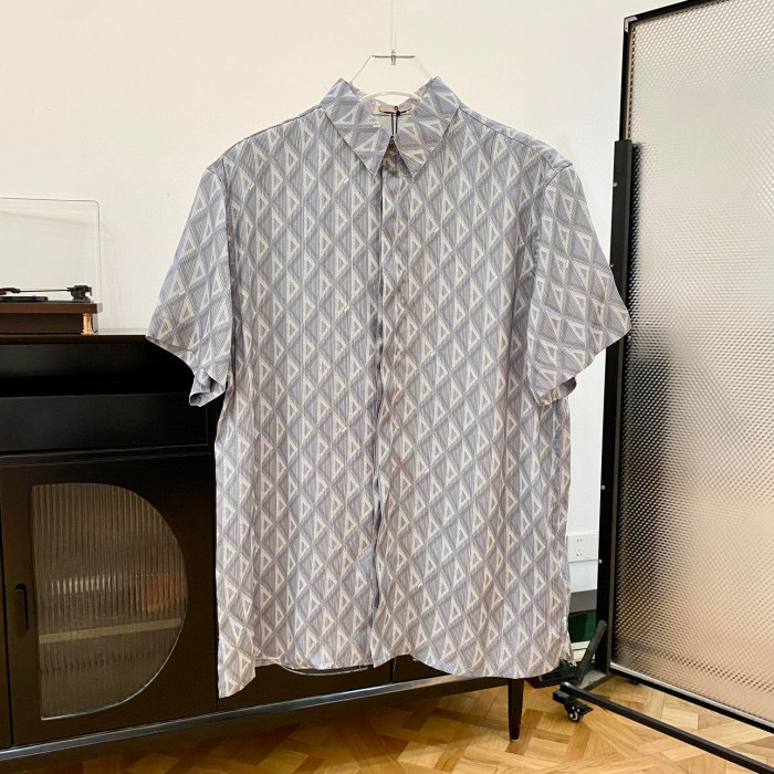 Dior NIGO Geometric Pattern Short Sleeved Shirt Shorts Set Suit #nigo94445
