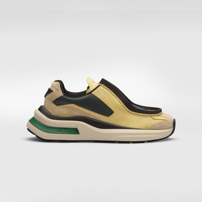 Prada Suede Fabric Low Top Sneakers Shoes #nigo95158