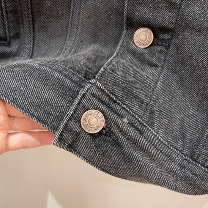 Celine NIGO Denim Hooded Jacket Black #nigo95173