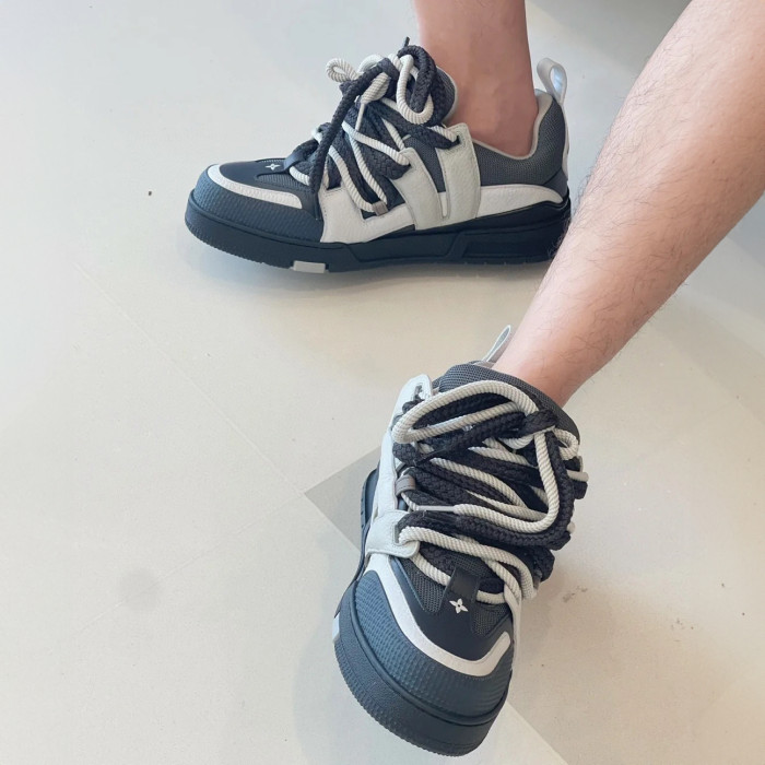 Louis Vuitton NIGO Sports Casual Lace-Up Board Shoes #nigo95166