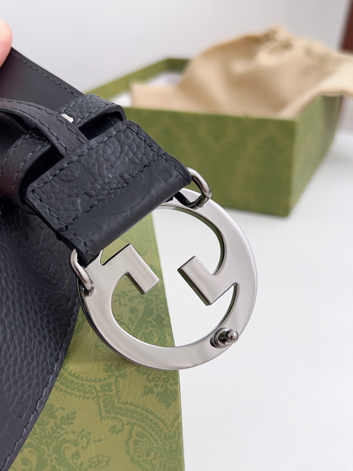 GUCCI 3.8cm Leather Belt #nigo29163